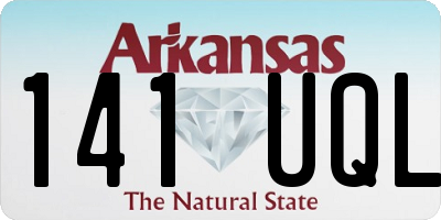 AR license plate 141UQL