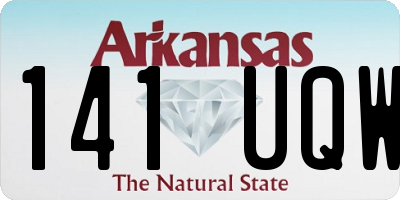 AR license plate 141UQW