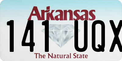 AR license plate 141UQX