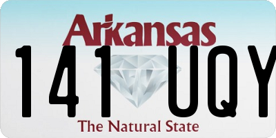 AR license plate 141UQY