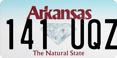 AR license plate 141UQZ
