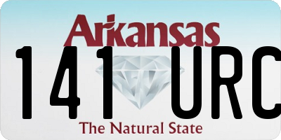 AR license plate 141URC