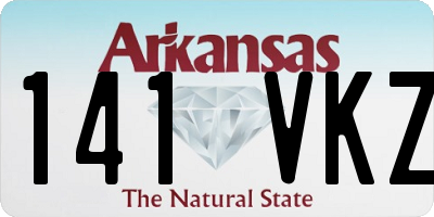 AR license plate 141VKZ