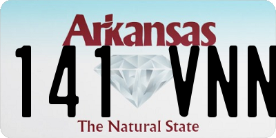AR license plate 141VNN
