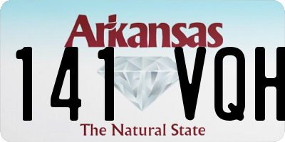 AR license plate 141VQH