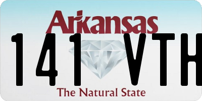 AR license plate 141VTH