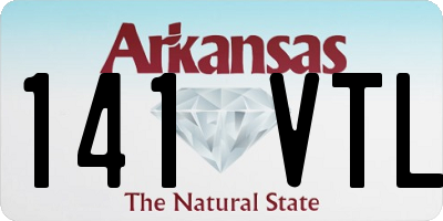 AR license plate 141VTL