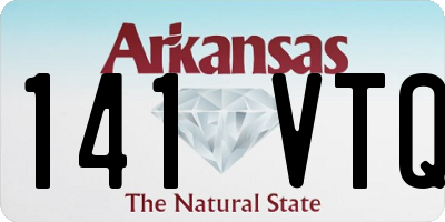 AR license plate 141VTQ