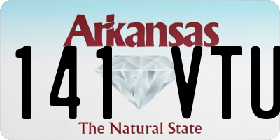 AR license plate 141VTU