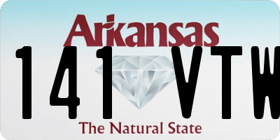 AR license plate 141VTW