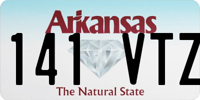 AR license plate 141VTZ