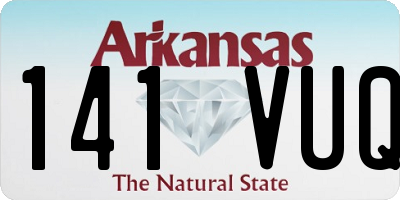 AR license plate 141VUQ