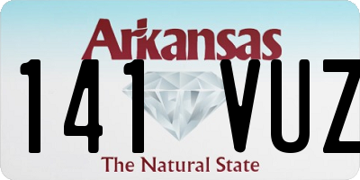 AR license plate 141VUZ