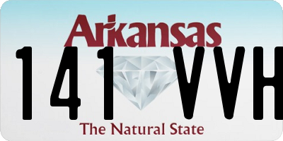 AR license plate 141VVH