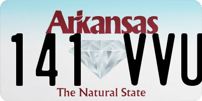 AR license plate 141VVU