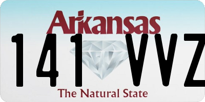 AR license plate 141VVZ