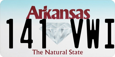 AR license plate 141VWI