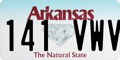 AR license plate 141VWV