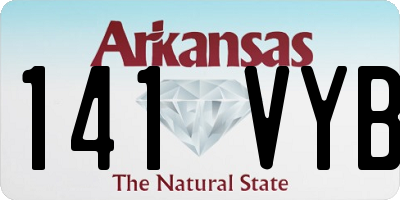 AR license plate 141VYB