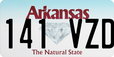 AR license plate 141VZD