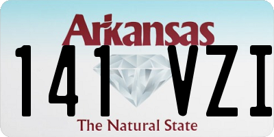 AR license plate 141VZI