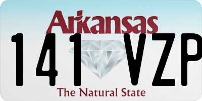 AR license plate 141VZP