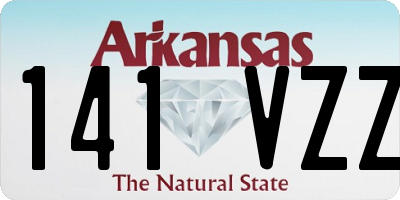 AR license plate 141VZZ