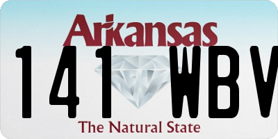 AR license plate 141WBV