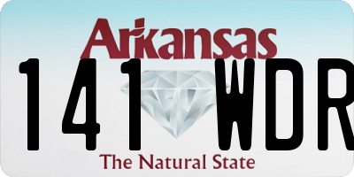 AR license plate 141WDR