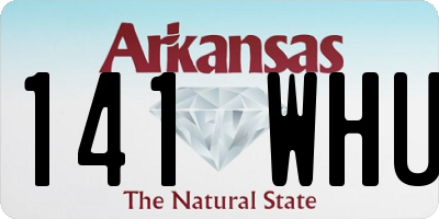 AR license plate 141WHU