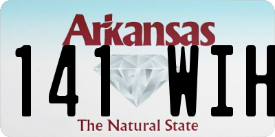 AR license plate 141WIH