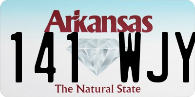 AR license plate 141WJY