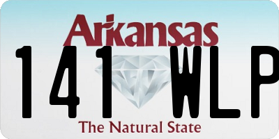 AR license plate 141WLP
