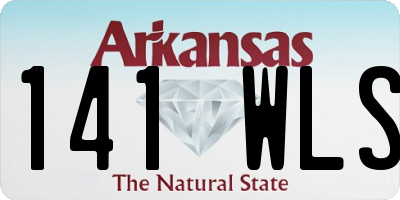 AR license plate 141WLS
