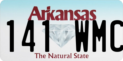 AR license plate 141WMC