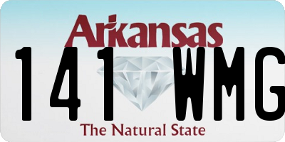 AR license plate 141WMG