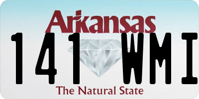 AR license plate 141WMI