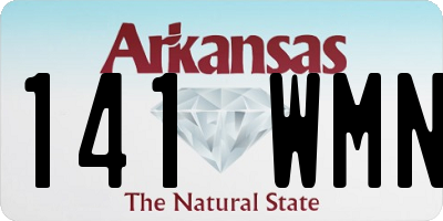 AR license plate 141WMN