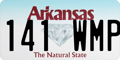 AR license plate 141WMP