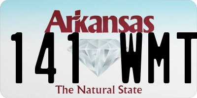 AR license plate 141WMT