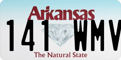 AR license plate 141WMV