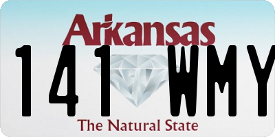 AR license plate 141WMY