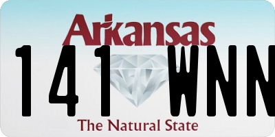 AR license plate 141WNN