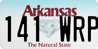 AR license plate 141WRP