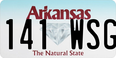 AR license plate 141WSG