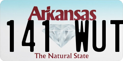 AR license plate 141WUT