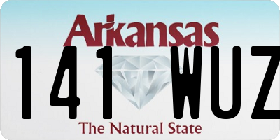 AR license plate 141WUZ