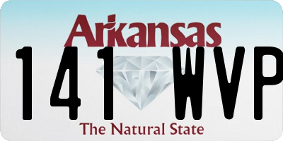 AR license plate 141WVP