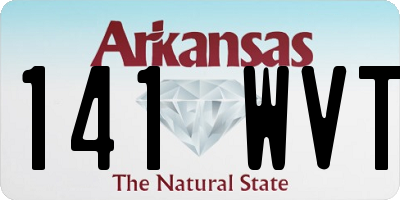 AR license plate 141WVT