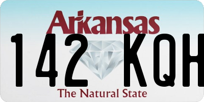 AR license plate 142KQH